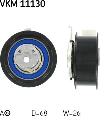 SKF VKM 11130 - Натяжной ролик, зубчатый ремень ГРМ onlydrive.pro