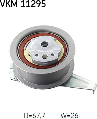 SKF VKM11295 - Натяжной ролик, зубчатый ремень ГРМ onlydrive.pro