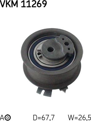 SKF VKM 11269 - Tensioner Pulley, timing belt onlydrive.pro