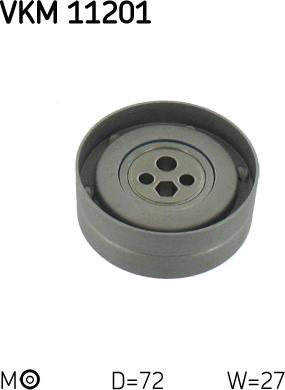 SKF VKM 11201 - Tensioner Pulley, timing belt onlydrive.pro