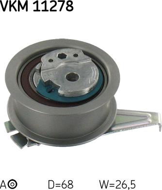 SKF VKM 11278 - Tensioner Pulley, timing belt onlydrive.pro