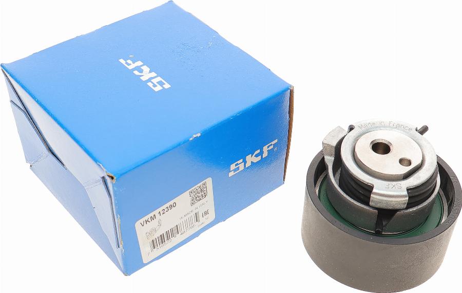 SKF VKM 12390 - Spriegotājrullītis, Gāzu sadales mehānisma piedziņas siksna onlydrive.pro