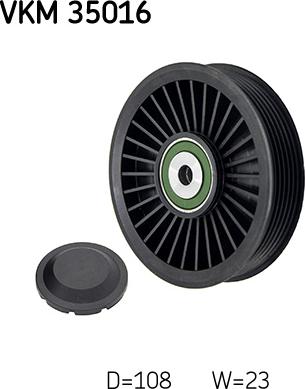 SKF VKM 35016 - Ohjainrulla, moniurahihna onlydrive.pro