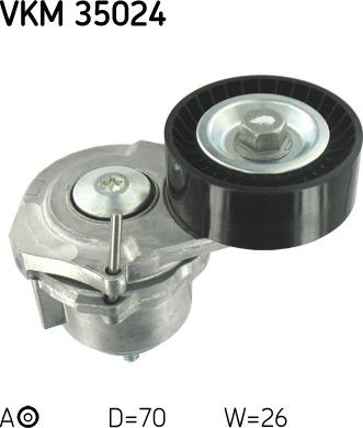 SKF VKM 35024 - Ohjainrulla, moniurahihna onlydrive.pro