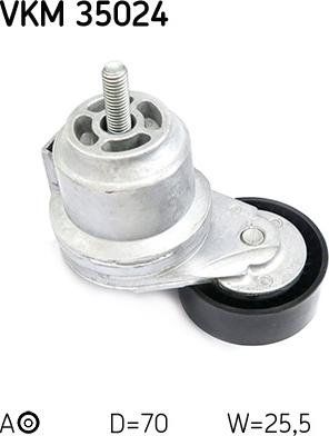 SKF VKM 35024 - Ohjainrulla, moniurahihna onlydrive.pro