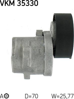 SKF VKM 35330 - Ohjainrulla, moniurahihna onlydrive.pro