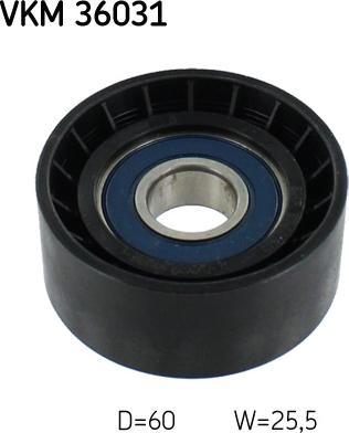 SKF VKM 36031 - Pulley, v-ribbed belt onlydrive.pro