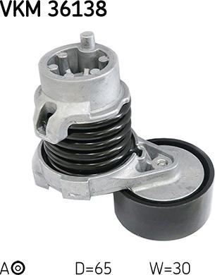 SKF VKM 36138 - Pulley, v-ribbed belt onlydrive.pro