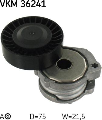 SKF VKM 36241 - Ролик, поликлиновый ремень onlydrive.pro