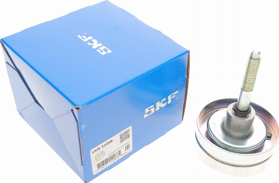 SKF VKM 31098 - Kreipiantysis skriemulys, V formos rumbuotas diržas onlydrive.pro