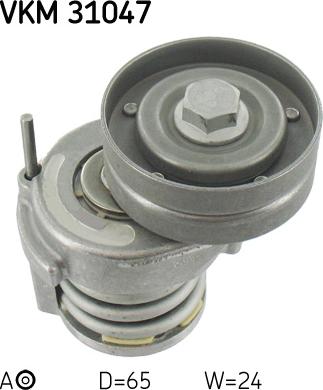 SKF VKM 31047 - Pulley, v-ribbed belt onlydrive.pro