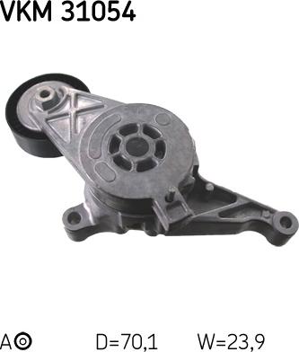 SKF VKM 31054 - Ролик, поликлиновый ремень onlydrive.pro