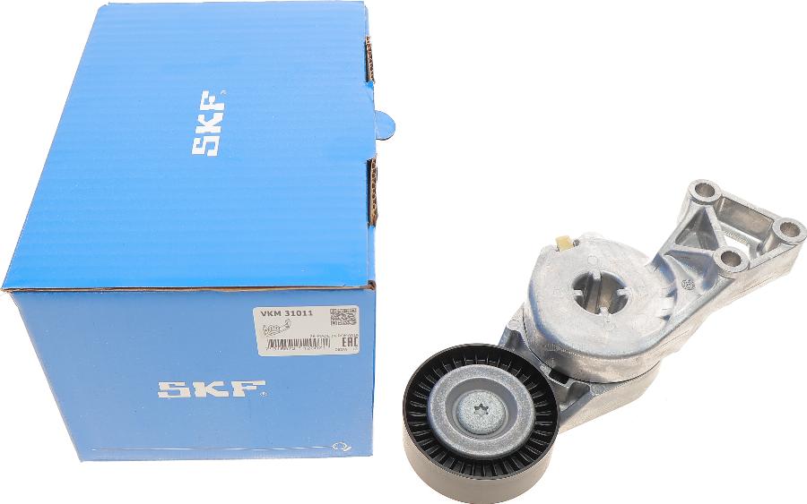 SKF VKM 31011 - Kreipiantysis skriemulys, V formos rumbuotas diržas onlydrive.pro