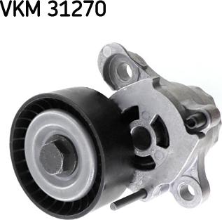 SKF VKM 31270 - Kreipiantysis skriemulys, V formos rumbuotas diržas onlydrive.pro