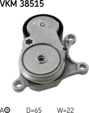 SKF VKM 38515 - Ohjainrulla, moniurahihna onlydrive.pro