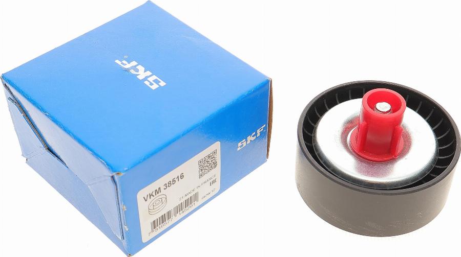 SKF VKM 38516 - Kreipiantysis skriemulys, V formos rumbuotas diržas onlydrive.pro