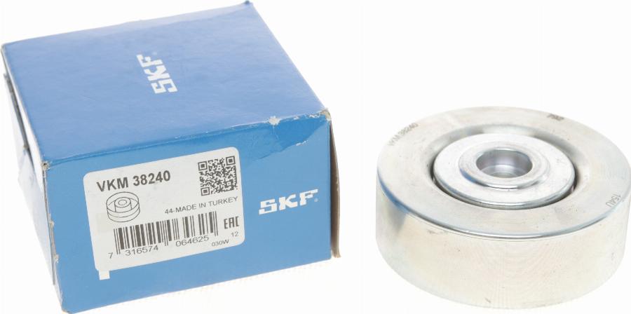 SKF VKM 38240 - Kreipiantysis skriemulys, V formos rumbuotas diržas onlydrive.pro