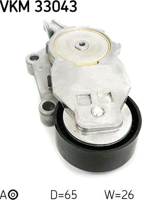 SKF VKM 33043 - Ohjainrulla, moniurahihna onlydrive.pro