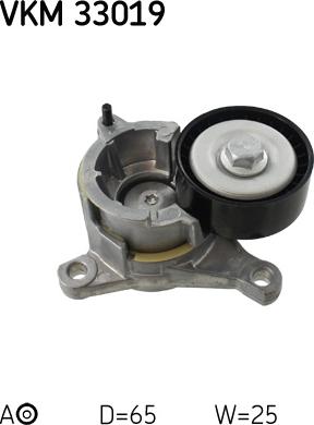 SKF VKM 33019 - Ролик, поликлиновый ремень onlydrive.pro