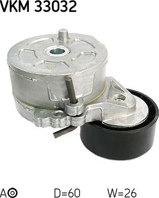 SKF VKM 33032 - Ohjainrulla, moniurahihna onlydrive.pro