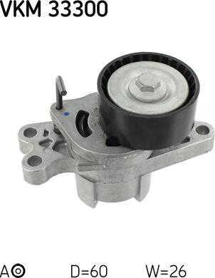 SKF VKM 33300 - Parazīt / Vadrullītis, Ķīļrievu siksna onlydrive.pro