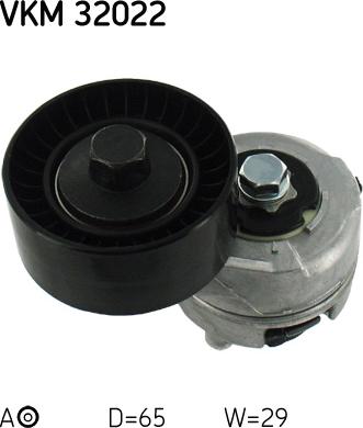 SKF VKM 32022 - Ролик, поликлиновый ремень onlydrive.pro