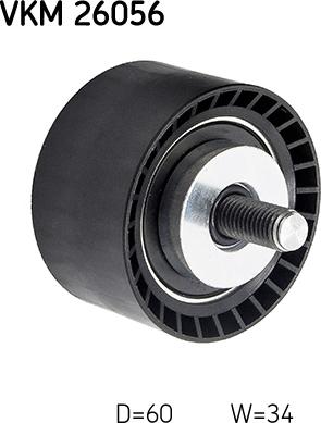 SKF VKM 26056 - Направляющий ролик, зубчатый ремень ГРМ onlydrive.pro