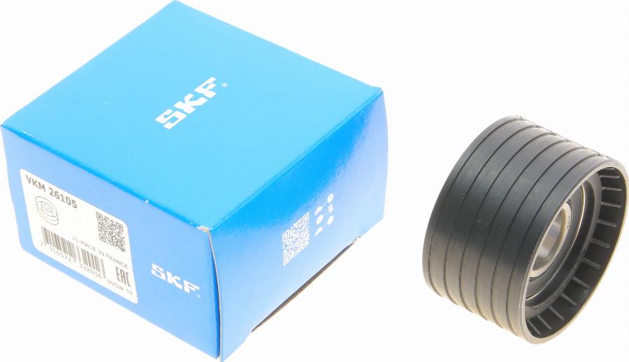 SKF VKM 26105 - Kreipiantysis skriemulys, paskirstymo diržas onlydrive.pro