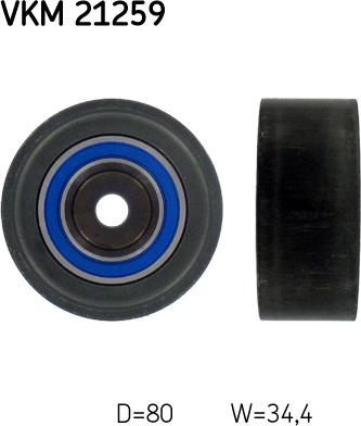 SKF VKM 21259 - Deflection / Guide Pulley, timing belt onlydrive.pro