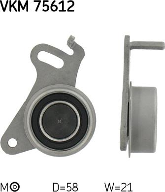 SKF VKM 75612 - Pingutusrull,Hammasrihm onlydrive.pro