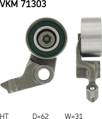 SKF VKM 71303 - Pingutusrull,Hammasrihm onlydrive.pro