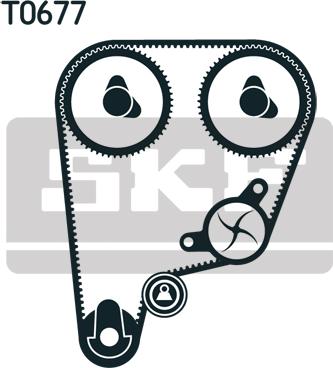 SKF VKMC 93210 - Water Pump & Timing Belt Set onlydrive.pro