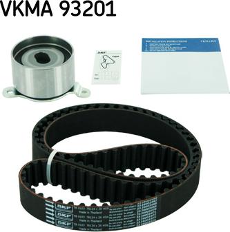 SKF VKMA 93201 - Paskirstymo diržo komplektas onlydrive.pro