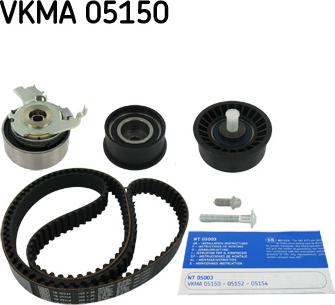 SKF VKMA 05150 - Zobsiksnas komplekts onlydrive.pro