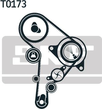 SKF VKMC 01244 - Water Pump & Timing Belt Set onlydrive.pro