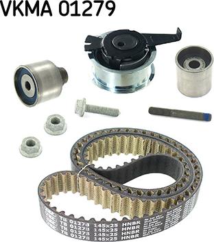 SKF VKMA 01279 - Комплект зубчатого ремня ГРМ onlydrive.pro