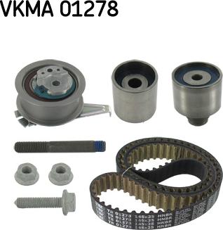 SKF VKMA 01278 - Комплект зубчатого ремня ГРМ onlydrive.pro