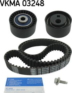 SKF VKMA 03248 - Комплект зубчатого ремня ГРМ onlydrive.pro