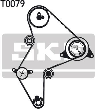 SKF VKMC 03251 - Vesipumppu + jakohihnasarja onlydrive.pro