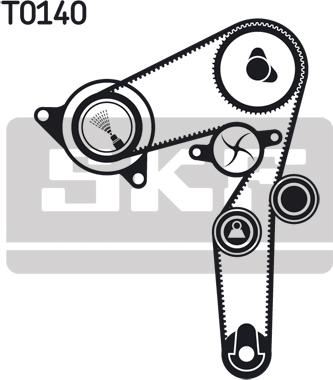 SKF VKMA 05194 - Zobsiksnas komplekts onlydrive.pro