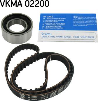 SKF VKMA 02200 - Комплект зубчатого ремня ГРМ onlydrive.pro