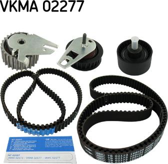 SKF VKMA 02277 - Zobsiksnas komplekts onlydrive.pro