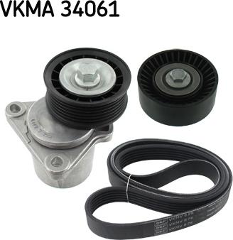 SKF VKMA 34061 - Поликлиновый ременный комплект onlydrive.pro