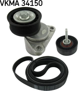 SKF VKMA 34150 - Поликлиновый ременный комплект onlydrive.pro