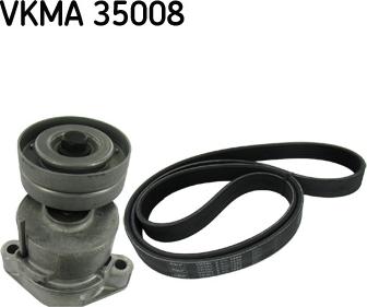 SKF VKMA 35008 - V formos rumbuotas diržas, komplektas onlydrive.pro