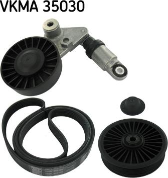 SKF VKMA 35030 - Ķīļrievu siksnu komplekts onlydrive.pro