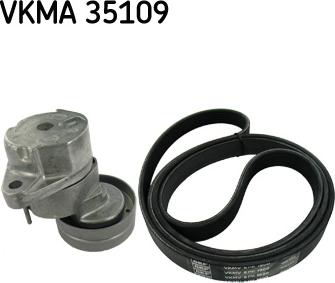 SKF VKMA 35109 - V-Ribbed Belt Set onlydrive.pro