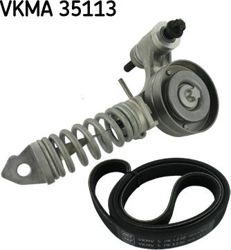 SKF VKMA 35113 - Поликлиновый ременный комплект onlydrive.pro