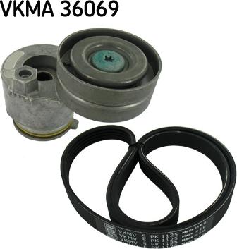 SKF VKMA 36069 - V-Ribbed Belt Set onlydrive.pro