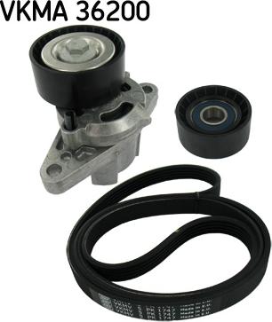 SKF VKMA 36200 - Поликлиновый ременный комплект onlydrive.pro